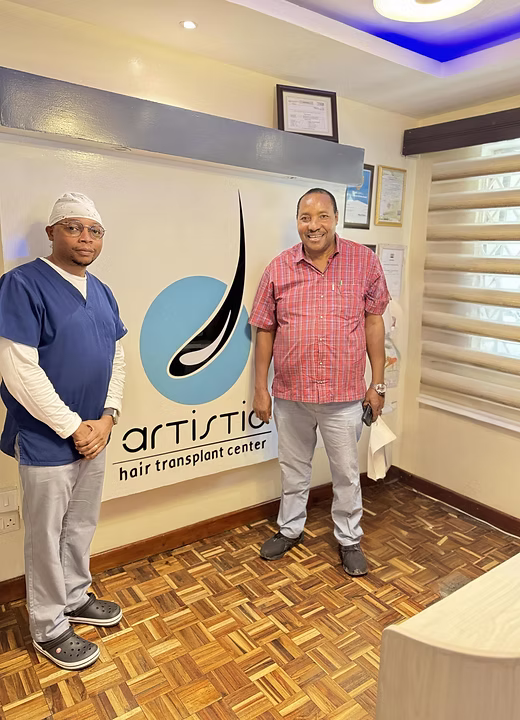 Ferdinand Waititu at Artistic Hair Transplant Clinic