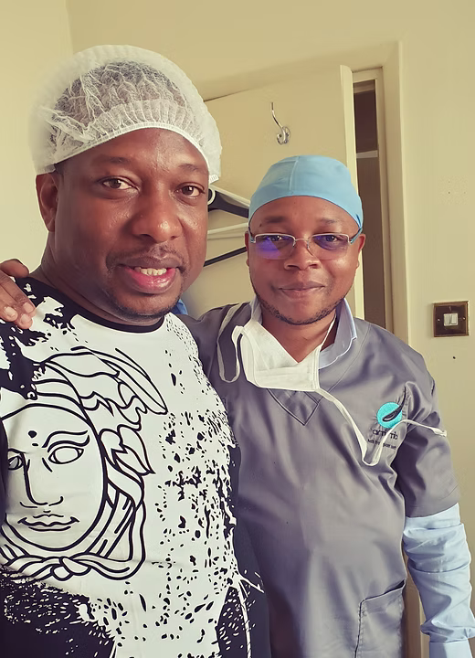 Mike Sonko hair transplant procedure Nairobi